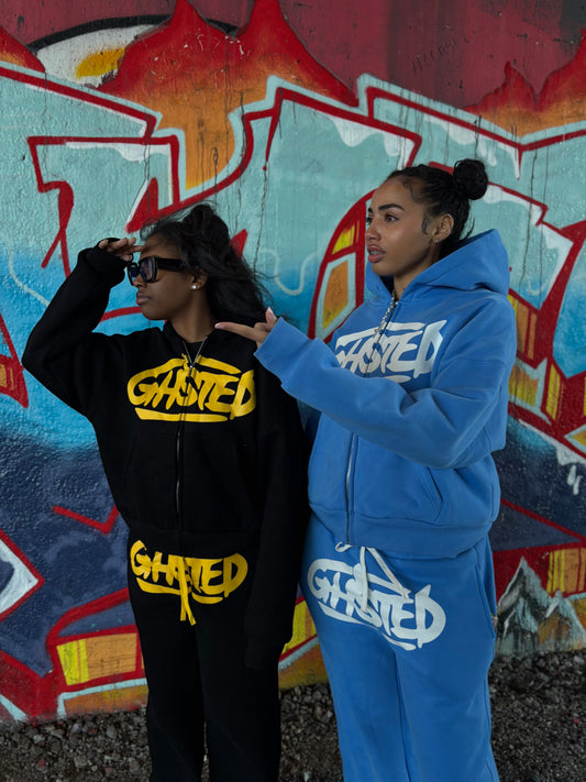 "GHSTED" Black Tracksuit