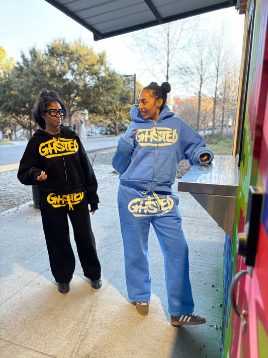 GHSTED JOGGERS - BLUE