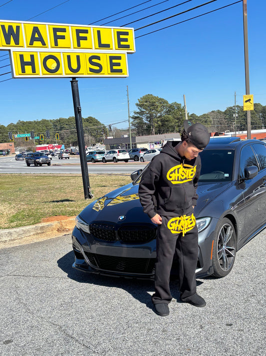 GHSTED JOGGERS - BLACK