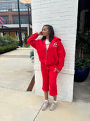 GHSTED Signal Red 3/4 Shorts