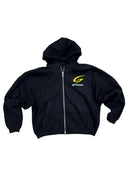 GHSTED Essential Black Full-Zip Hoodie
