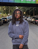 GHSTED NAVY HOODIE