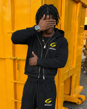 GHSTED Essential Black Full-Zip Hoodie