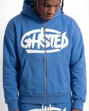 GHSTED Zip Up - BLUE