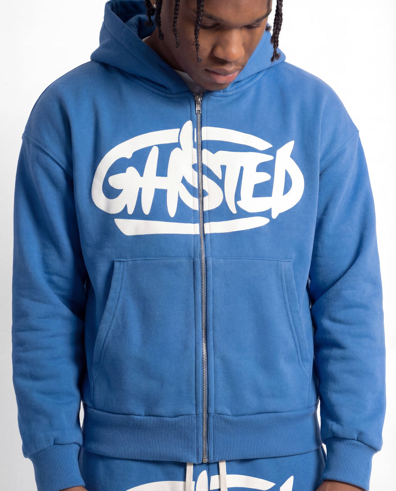 GHSTED Zip Up - BLUE