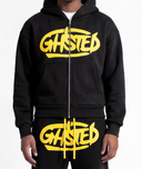 GHSTED Zip Up - BLACK